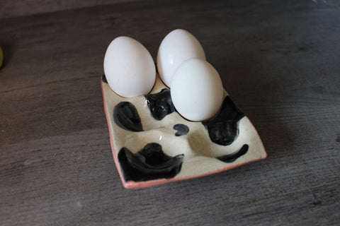 Pink moo Egg holder